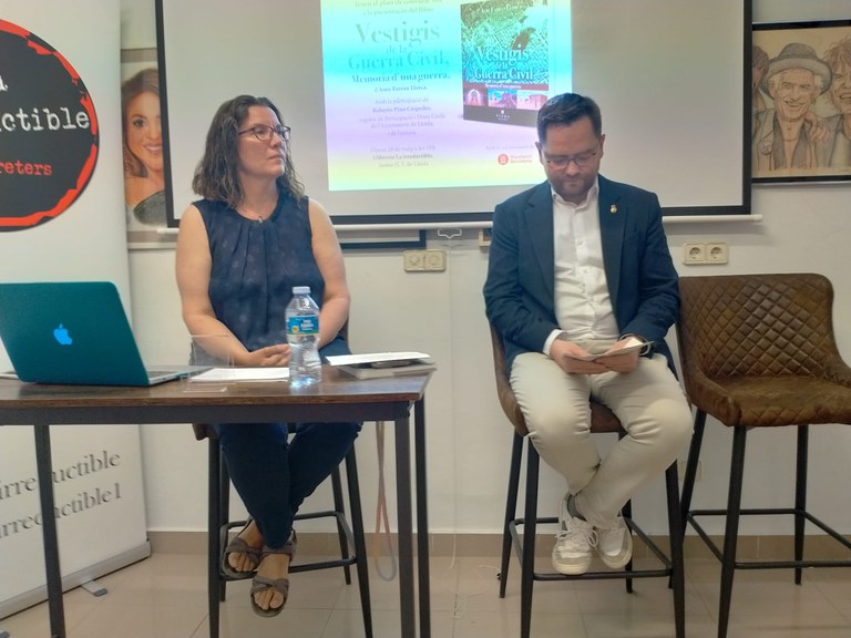 2025 05 29_VESTIGIS DE LA GUERRA CIVIL. MEMÒRIA D’UNA GUERRA -PRESENTACIÓ DEL LLIBRE-
