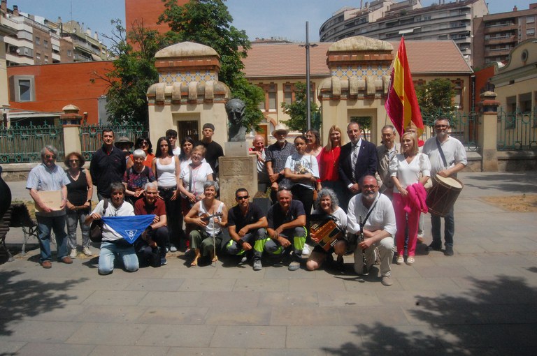 FOTO DE GRUP_STOLPERSTEINE A LA CIUTAT DE LLEIDA