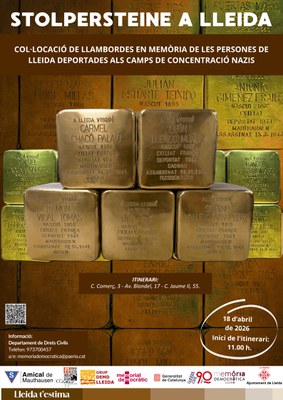 2026 04 18_CARTELL_STOLPERSTEINE A LA CIUTAT DE LLEIDA