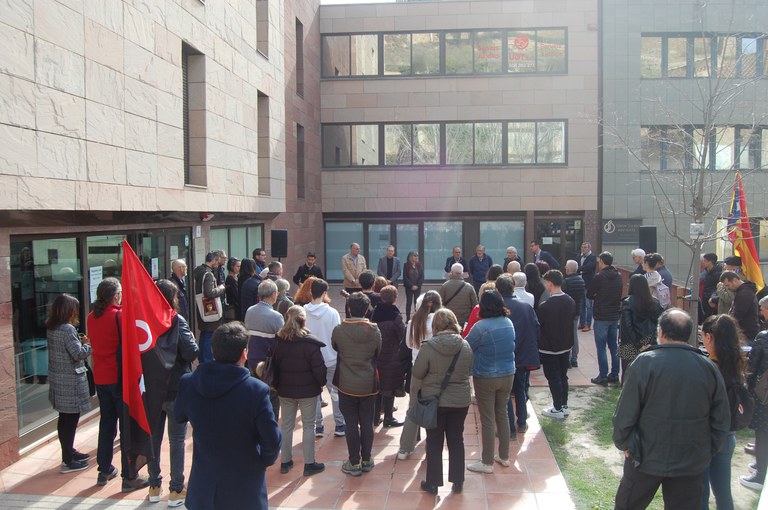 2023 03 18_Col·locació llambordes Stopersteine_Foto: Memòria Democràtica de l'Ajuntament de Lleida.