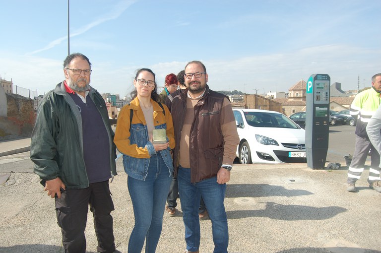 2023 03 18_Col·locació llambordes Stopersteine_Foto: Memòria Democràtica de l'Ajuntament de Lleida.