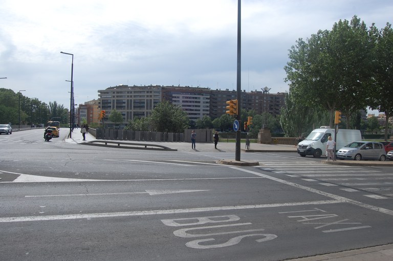 Barricada al Pont vell.