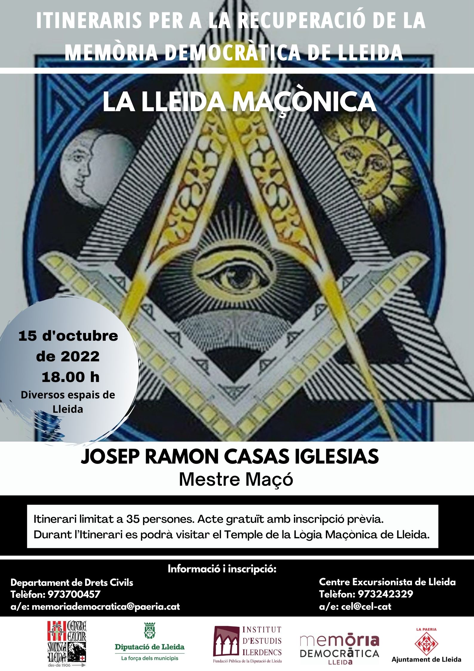 2022 10 15_CARTELL_La Lleida Maçònica